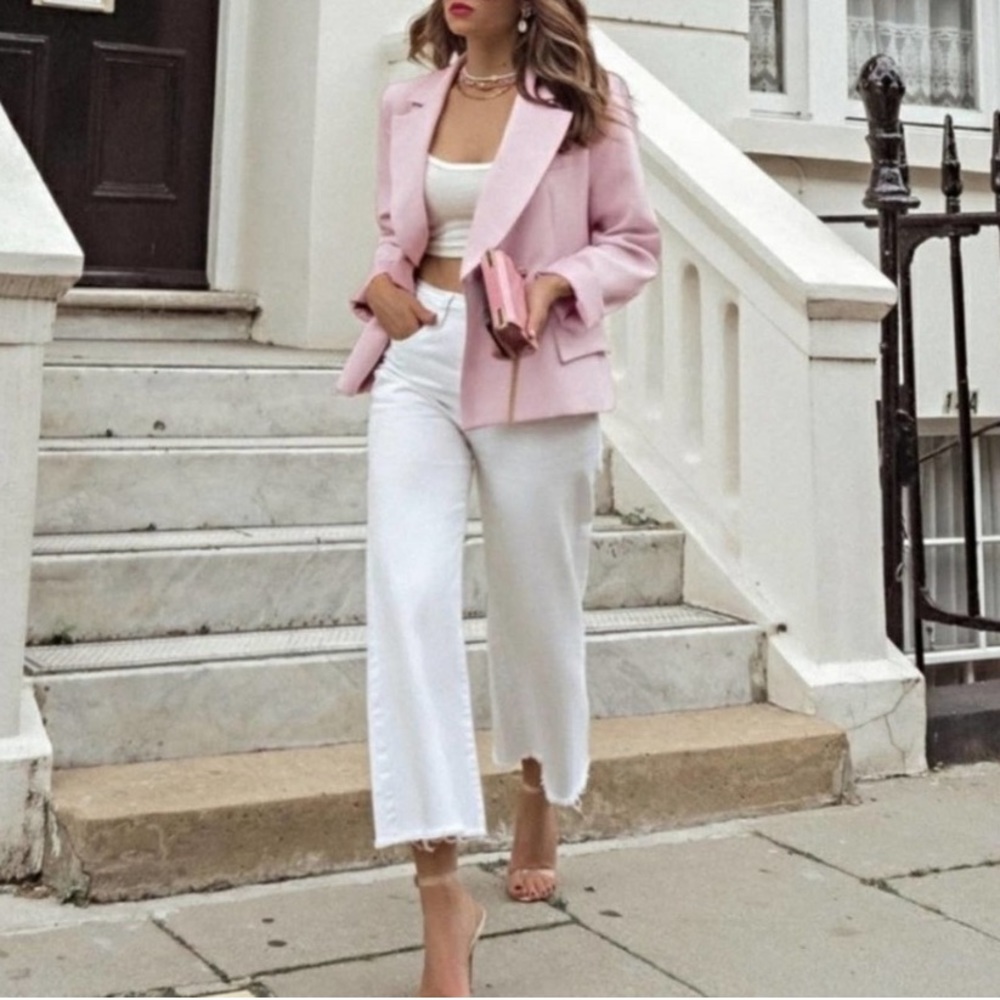 Zara The Caia Pant In Ecru - Picture 4 of 13
